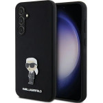 Karl Lagerfeld Silicone Ikonik Metal Pin case for Samsung Galaxy S23 FE - black - (KF001927-0)