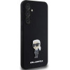 Karl Lagerfeld Silicone Ikonik Metal Pin case for Samsung Galaxy S23 FE - black - (KF001927-0)