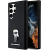 Karl Lagerfeld Silicone Ikonik Metal Pin case for Samsung Galaxy S24 Ultra - black - (KF002019-0)
