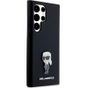 Karl Lagerfeld Silicone Ikonik Metal Pin case for Samsung Galaxy S24 Ultra - black - (KF002019-0)