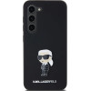 Karl Lagerfeld Silicone Ikonik Metal Pin case for Samsung Galaxy S24+ - black - (KF002018-0)