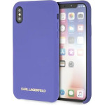 Karl Lagerfeld Silicone iPhone X/Xs Case - Purple - (KF000950-0)