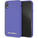 Karl Lagerfeld Silicone iPhone Xr Case - Purple - (KF000951-0)
