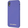 Karl Lagerfeld Silicone iPhone Xr Case - Purple - (KF000951-0)