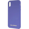Karl Lagerfeld Silicone iPhone Xr Case - Purple - (KF000951-0)