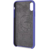 Karl Lagerfeld Silicone iPhone Xr Case - Purple - (KF000951-0)