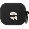 Karl Lagerfeld Silicone Karl Head 3D Case for AirPods 3 - Black - (KF001461-0)