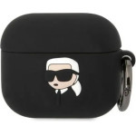 Karl Lagerfeld Silicone Karl Head 3D Case for AirPods 3 - Black - (KF001461-0)