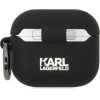Karl Lagerfeld Silicone Karl Head 3D Case for AirPods 3 - Black - (KF001461-0)