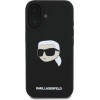 Karl Lagerfeld Silicone Karl Head Print MagSafe iPhone 16 Case - Black - (KF002233-0)
