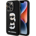 Karl Lagerfeld Silicone Karl&Choupette Head case for iPhone 15 Pro Max - black - (KF001886-0)