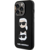 Karl Lagerfeld Silicone Karl&Choupette Head case for iPhone 15 Pro Max - black - (KF001886-0)
