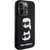 Karl Lagerfeld Silicone Karl&Choupette Head case for iPhone 15 Pro Max - black - (KF001886-0)