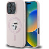 Karl Lagerfeld Silicone Karl&Choupette Heads MagSafe Case for iPhone 16 Pro Max - Pink - (KF002224-0)