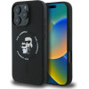 Karl Lagerfeld Silicone Karl&Choupette Heads Ring MagSafe Case for iPhone 16 Pro Max - Black - (KF002208-0)