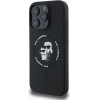 Karl Lagerfeld Silicone Karl&Choupette Heads Ring MagSafe Case for iPhone 16 Pro Max - Black - (KF002208-0)