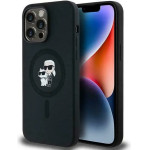 Karl Lagerfeld Silicone Karl&Choupette MagSafe case for iPhone 14 Pro - black - (KF002056-0)