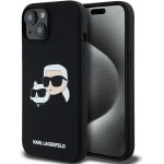 Karl Lagerfeld Silicone Karl&Choupette MagSafe case for iPhone 15 / 14 / 13 - black - (KF002041-0)