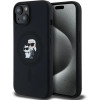 Karl Lagerfeld Silicone Karl&Choupette MagSafe case for iPhone 15 Plus / 14 Plus - black - (KF002060-0)
