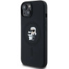 Karl Lagerfeld Silicone Karl&Choupette MagSafe case for iPhone 15 Plus / 14 Plus - black - (KF002060-0)