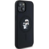 Karl Lagerfeld Silicone Karl&Choupette MagSafe case for iPhone 15 Plus / 14 Plus - black - (KF002060-0)