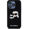 Karl Lagerfeld Silicone Karl&Choupette MagSafe case for iPhone 15 Pro - black - (KF002042-0)