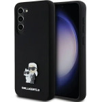 Karl Lagerfeld Silicone Karl&Choupette Metal Pin case for Samsung Galaxy S24+ - black - (KF002009-0)