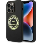 Karl Lagerfeld Silicone RSG case for iPhone 14 Pro - black - (KF001207-0)
