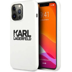 Karl Lagerfeld Silicone Stack Logo Case for iPhone 13 Pro / 13 6.1 - White - (KF000829-0)