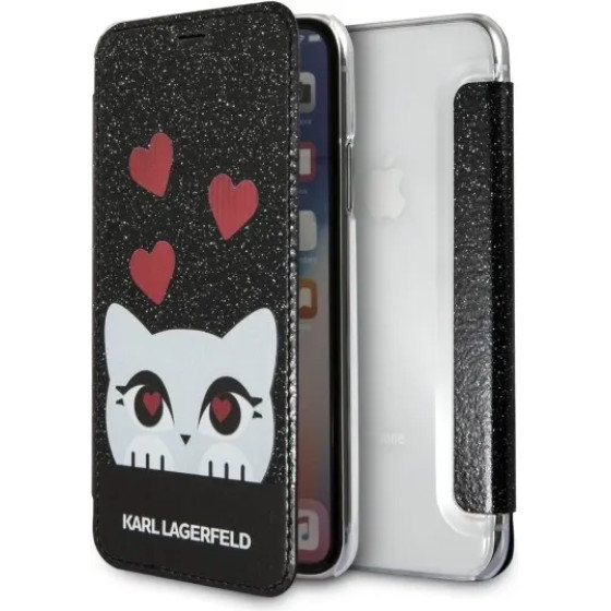 Karl Lagerfeld Valentine iPhone X/Xs Case - Black - (KF000042-0)