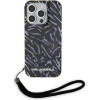 Karl Lagerfeld Zebra With Cord iPhone 15 Pro Max Case - Purple - (KF002205-0)
