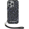 Karl Lagerfeld Zebra With Cord iPhone 16 Pro Max Case - Purple - (KF002365-0)
