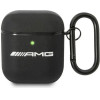 Mercedes AMG AMA2SLWK AirPods cover black/black Leather - (AMG00047-0)