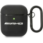 Mercedes AMG AMA2SLWK AirPods cover black/black Leather - (AMG00047-0)