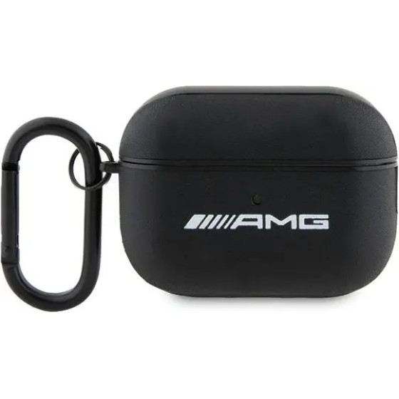 Mercedes AMG AMAP2SLWK AirPods Pro 2 (2022/2023) cover black/black Leather White Logo - (AMG00065-0)