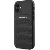 Mercedes AMG AMHCP12SGSEBK iPhone 12 mini 5,4'' czarny/black hardcase Leather Debossed Lines - (AMG00001-0)