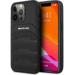Mercedes AMG AMHCP13LGSEBK iPhone 13 Pro / 13 6,1'' czarny/black hardcase Leather Debossed Lines - (AMG00017-0)