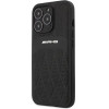 Mercedes AMG AMHCP13LOSDBK iPhone 13 Pro / 13 6.1 black/black hardcase Leather Curved Lines - (AMG00050-0)