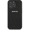 Mercedes AMG AMHCP13LOSDBK iPhone 13 Pro / 13 6.1 black/black hardcase Leather Curved Lines - (AMG00050-0)