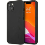 Mercedes AMG AMHCP14MDOLBK iPhone 14 Plus 6.7 black / black hardcase Leather Hot Stamped - (AMG00041-0)
