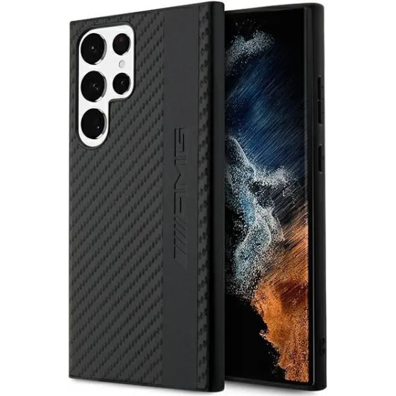 Mercedes AMG AMHCS23LBLSCA S23 Ultra S918 black/black hardcase Carbon Stripe&Embossed - (AMG00058-0)