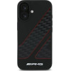 Mercedes AMG Checkered Flag Pattern MagSafe iPhone 16 Case - Black - (AMG00091-0)