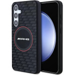 Mercedes AMG Silicone Carbon Pattern MagSafe case for Samsung Galaxy S24+ - black - (AMG00082-0)