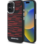 Mercedes AMG Silicone Graphics MagSafe case for iPhone 16 - black - (AMG00088-0)