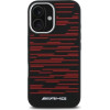 Mercedes AMG Silicone Graphics MagSafe case for iPhone 16 - black - (AMG00088-0)