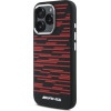 Mercedes AMG Silicone Graphics MagSafe case for iPhone 16 Pro - black - (AMG00089-0)