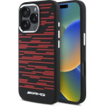 Mercedes AMG Silicone Graphics MagSafe Case for iPhone 16 Pro Max - Black - (AMG00090-0)