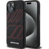 Mercedes AMG Silicone Large Rhombuses Pattern MagSafe Case for iPhone 15 Plus / 14 Plus - Black - (AMG00076-0)