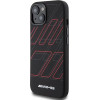 Mercedes AMG Silicone Large Rhombuses Pattern MagSafe Case for iPhone 15 Plus / 14 Plus - Black - (AMG00076-0)