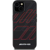 Mercedes AMG Silicone Large Rhombuses Pattern MagSafe Case for iPhone 15 Plus / 14 Plus - Black - (AMG00076-0)